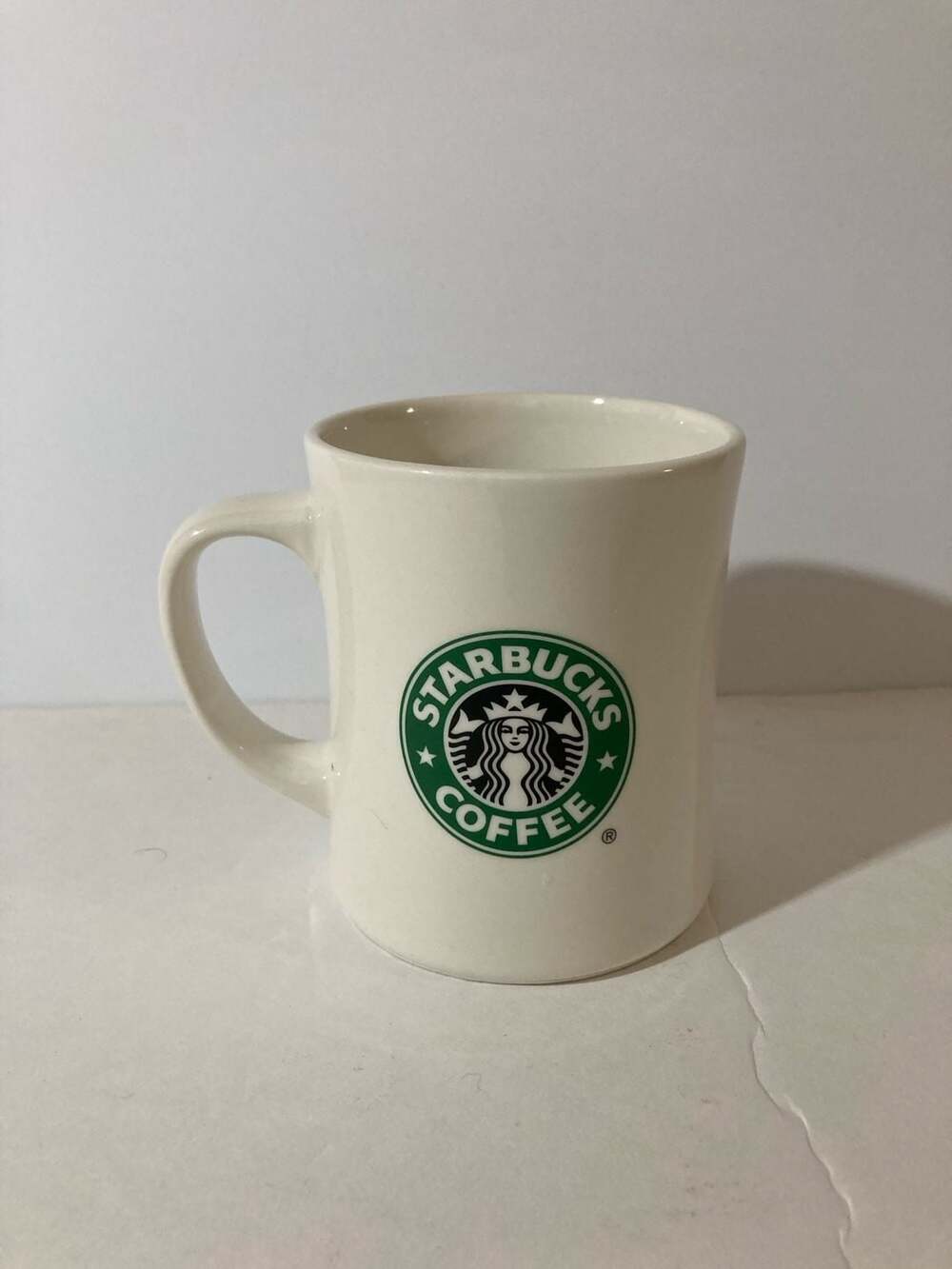 Starbucks 2008 Double Sided Siren Logo 16oz Coffee Mug